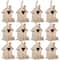 12 Pack: 4.5" Wood Heart Birdhouse with Fence by Make Market®